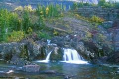 Glacier National Park, Montana - Red Rock Falls