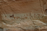Horseshoe Canyon pictograph panel